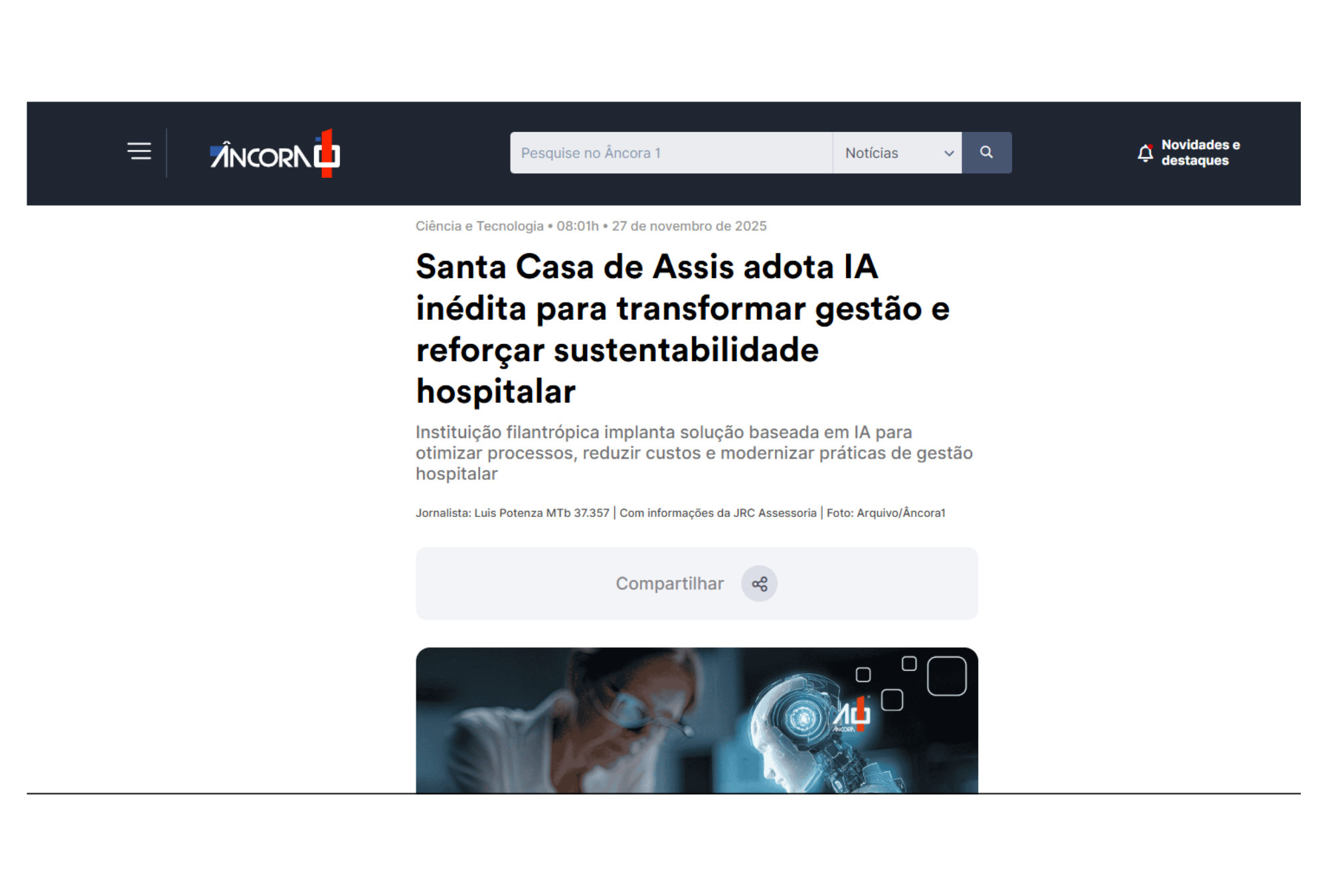 Publicação de cliente na imprensa 3
